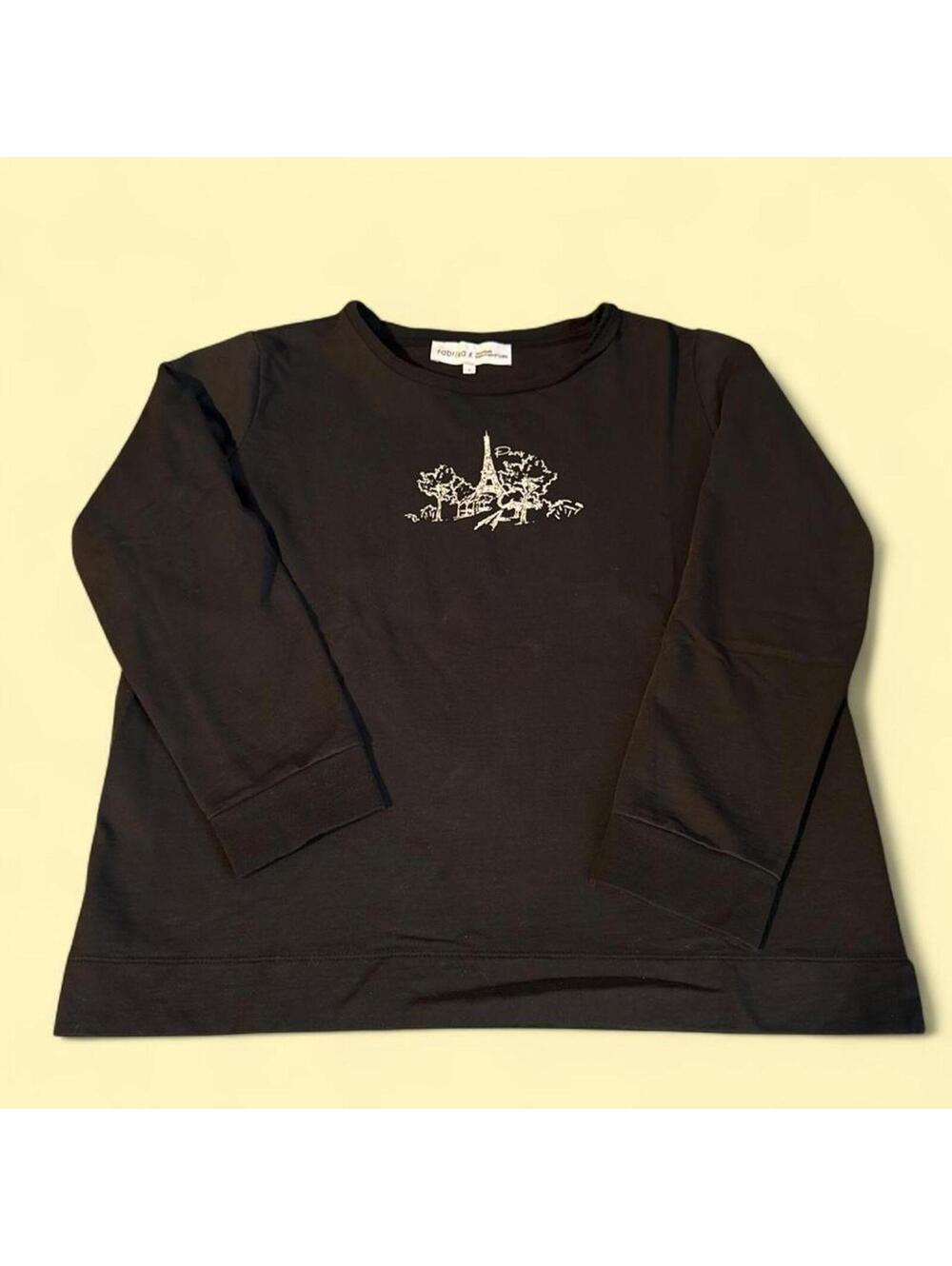 Women's Black and Brown Shirt